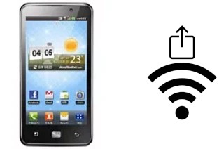 Como gerar um código QR com a senha Wifi em um LG Optimus LTE LU6200