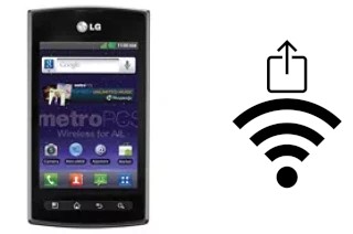 Como gerar um código QR com a senha Wifi em um LG Optimus M+ MS695