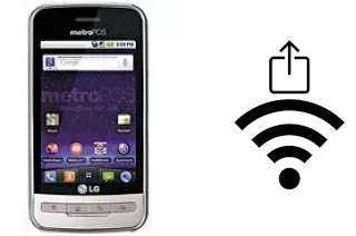 Como gerar um código QR com a senha Wifi em um LG Optimus M