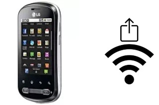 Como gerar um código QR com a senha Wifi em um LG Optimus Me P350