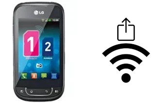 Como gerar um código QR com a senha Wifi em um LG Optimus Net Dual