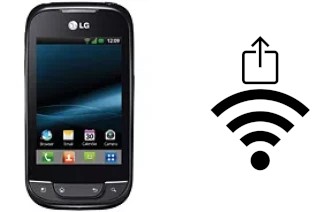 Como gerar um código QR com a senha Wifi em um LG Optimus Net