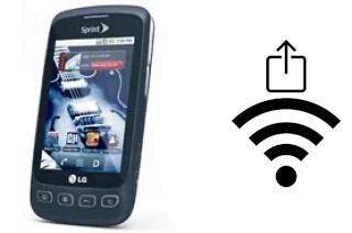 Como gerar um código QR com a senha Wifi em um LG Optimus S