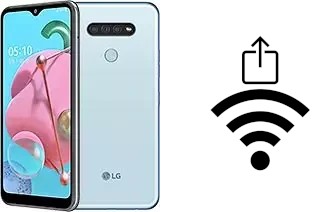 Como gerar um código QR com a senha Wifi em um LG Q51