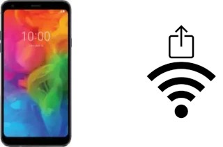 Como gerar um código QR com a senha Wifi em um LG Q7+