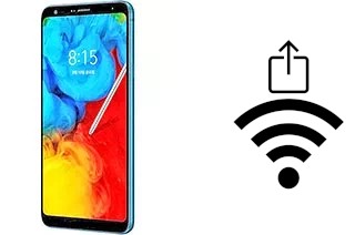 Como gerar um código QR com a senha Wifi em um LG Q8