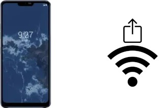 Como gerar um código QR com a senha Wifi em um LG Q9 One