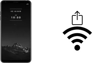 Como gerar um código QR com a senha Wifi em um LG Signature Edition 2018