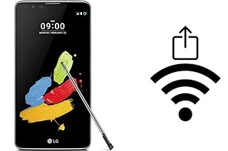 Como gerar um código QR com a senha Wifi em um LG Stylus 2