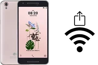 Como gerar um código QR com a senha Wifi em um LG U