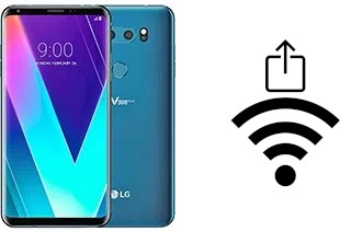 Como gerar um código QR com a senha Wifi em um LG V30S ThinQ