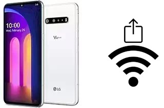 Como gerar um código QR com a senha Wifi em um LG V60 ThinQ 5G UW