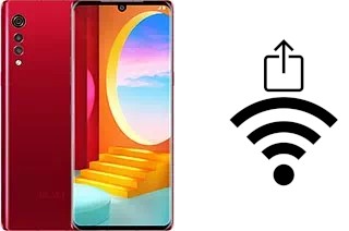 Como gerar um código QR com a senha Wifi em um LG Velvet 5G UW