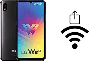 Como gerar um código QR com a senha Wifi em um LG W10 Alpha