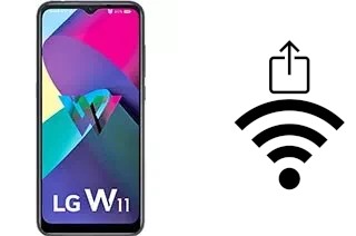 Como gerar um código QR com a senha Wifi em um LG W11