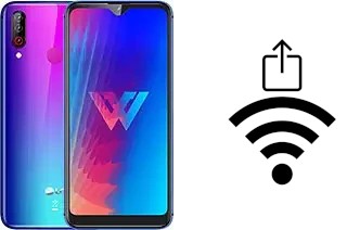 Como gerar um código QR com a senha Wifi em um LG W30