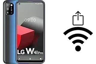 Como gerar um código QR com a senha Wifi em um LG W41 Pro