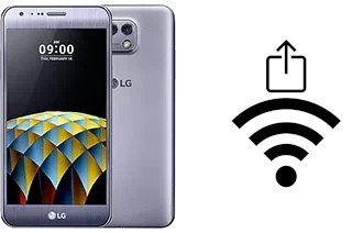 Como gerar um código QR com a senha Wifi em um LG X cam