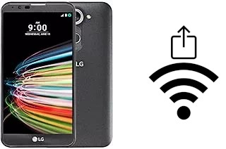 Como gerar um código QR com a senha Wifi em um LG X mach