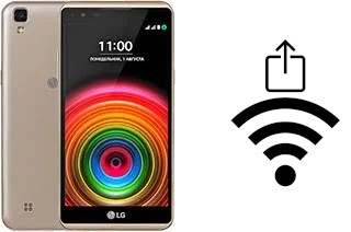 Como gerar um código QR com a senha Wifi em um LG X power