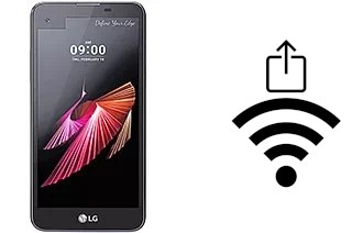 Como gerar um código QR com a senha Wifi em um LG X screen