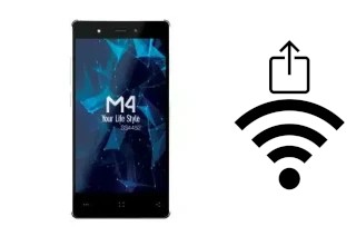 Como gerar um código QR com a senha Wifi em um M4Tel M4 SS4452