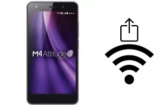 Como gerar um código QR com a senha Wifi em um M4Tel M4 SS4458