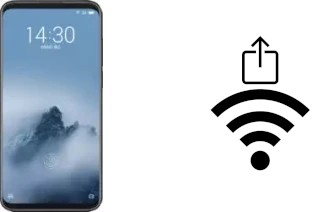 Como gerar um código QR com a senha Wifi em um Meizu 16th Plus