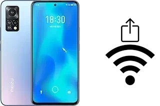 Como gerar um código QR com a senha Wifi em um Meizu 18x