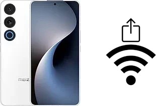 Como gerar um código QR com a senha Wifi em um Meizu 21 Note