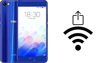 Como gerar um código QR com a senha Wifi em um Meizu M3x