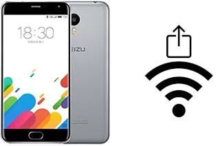 Como gerar um código QR com a senha Wifi em um Meizu M1 Metal