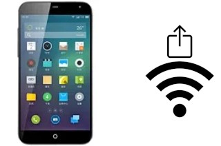 Como gerar um código QR com a senha Wifi em um Meizu MX3