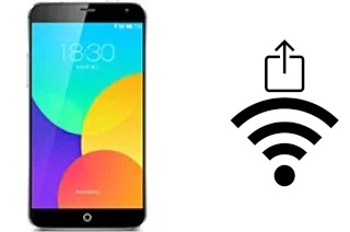 Como gerar um código QR com a senha Wifi em um Meizu MX4