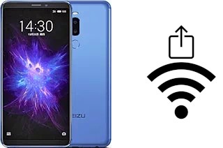 Como gerar um código QR com a senha Wifi em um Meizu Note 8