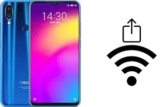 Como gerar um código QR com a senha Wifi em um Meizu Note 9