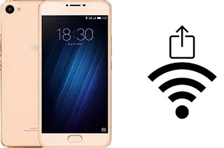 Como gerar um código QR com a senha Wifi em um Meizu U10