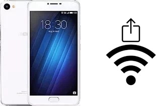 Como gerar um código QR com a senha Wifi em um Meizu U20