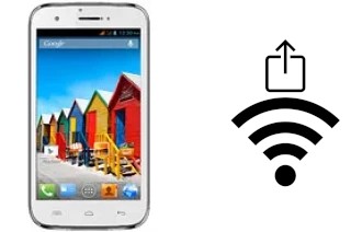 Como gerar um código QR com a senha Wifi em um Micromax A115 Canvas 3D