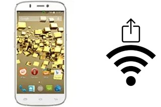 Como gerar um código QR com a senha Wifi em um Micromax A300 Canvas Gold