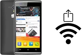 Como gerar um código QR com a senha Wifi em um Micromax Canvas Fire 4G Q411