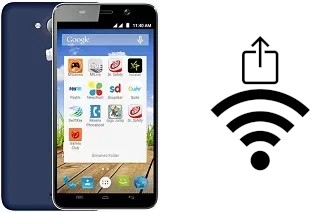 Como gerar um código QR com a senha Wifi em um Micromax Canvas Play Q355