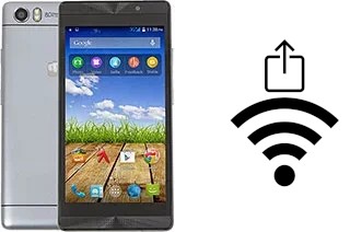 Como gerar um código QR com a senha Wifi em um Micromax Canvas Fire 4G Plus Q412