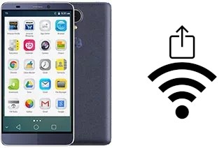 Como gerar um código QR com a senha Wifi em um Micromax Canvas Mega 4G Q417