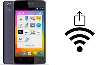 Como gerar um código QR com a senha Wifi em um Micromax Q372 Unite 3