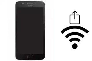 Como gerar um código QR com a senha Wifi em um Moto E5