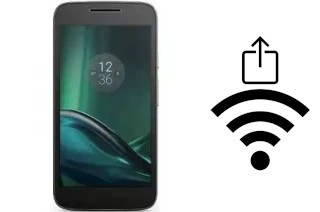 Como gerar um código QR com a senha Wifi em um Moto G4 Play