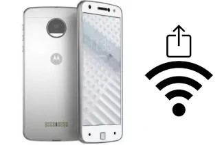 Como gerar um código QR com a senha Wifi em um Moto X4