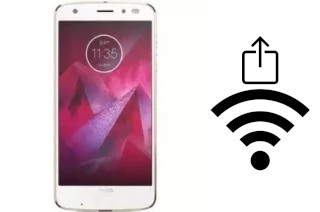 Como gerar um código QR com a senha Wifi em um Moto Z2 Force