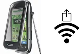 Como gerar um código QR com a senha Wifi em um Motorola XT806